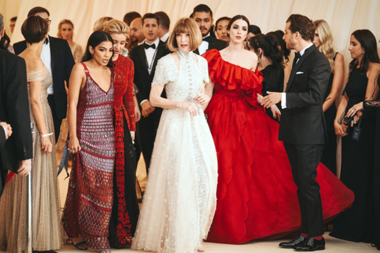 Anna Wintour Met Gala Red Carpet