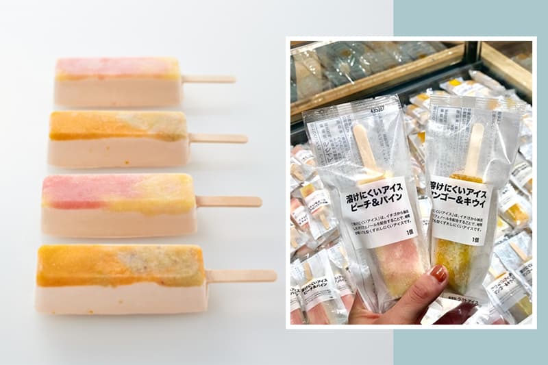 muji japan not melt Ice pop