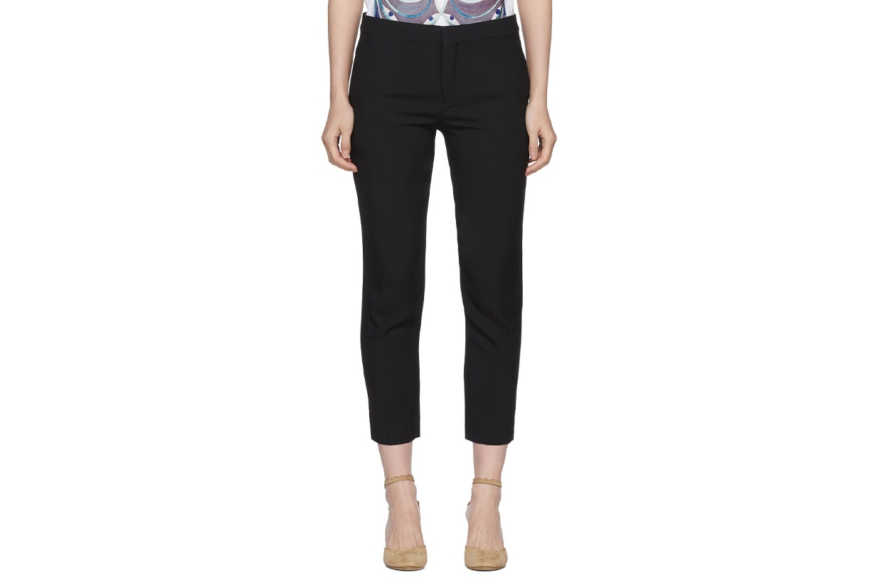 Chloé Black Twill Trousers