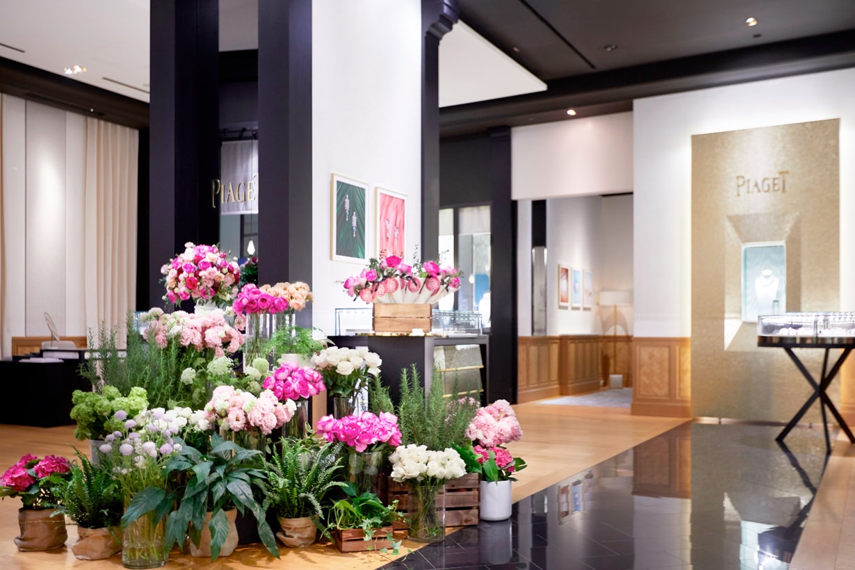 piaget rose pop up taiwan taipei 101