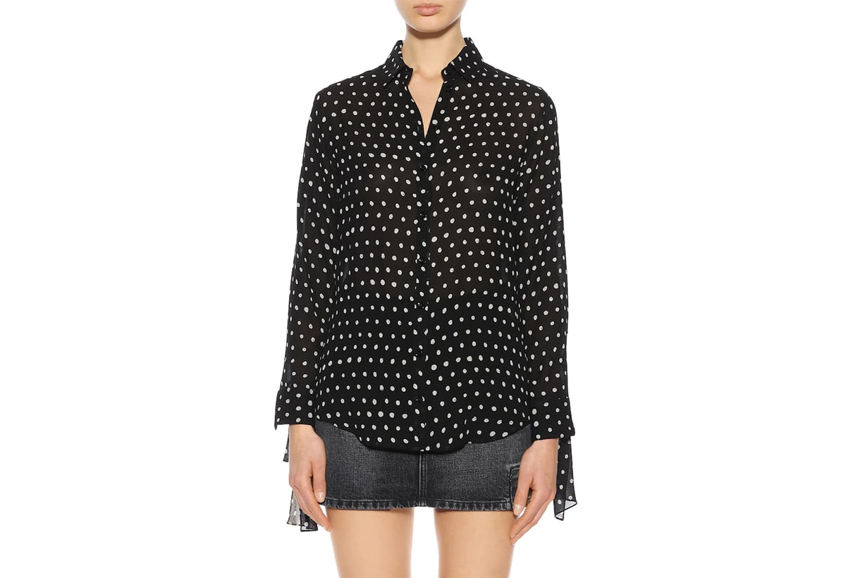 Saint Laurent Polka-Dot Shirt