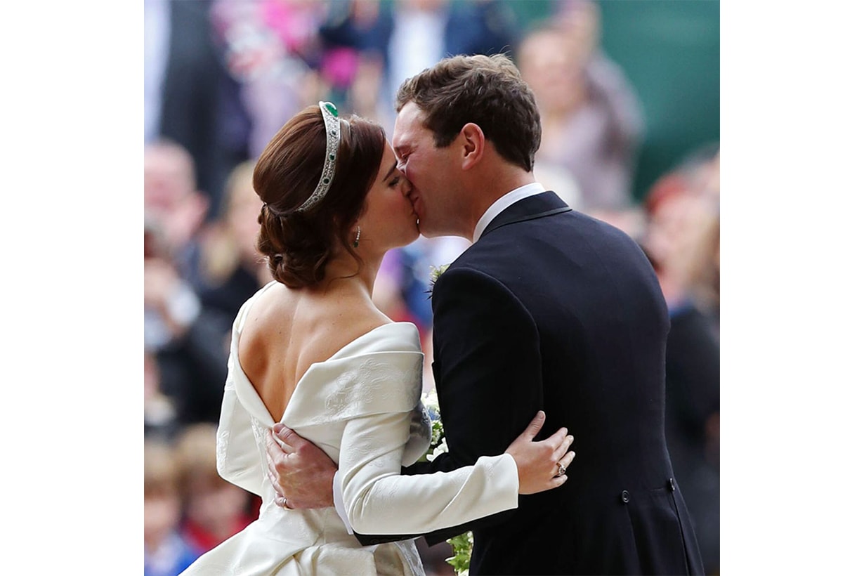 Princess Eugenie Backless Wedding Dress