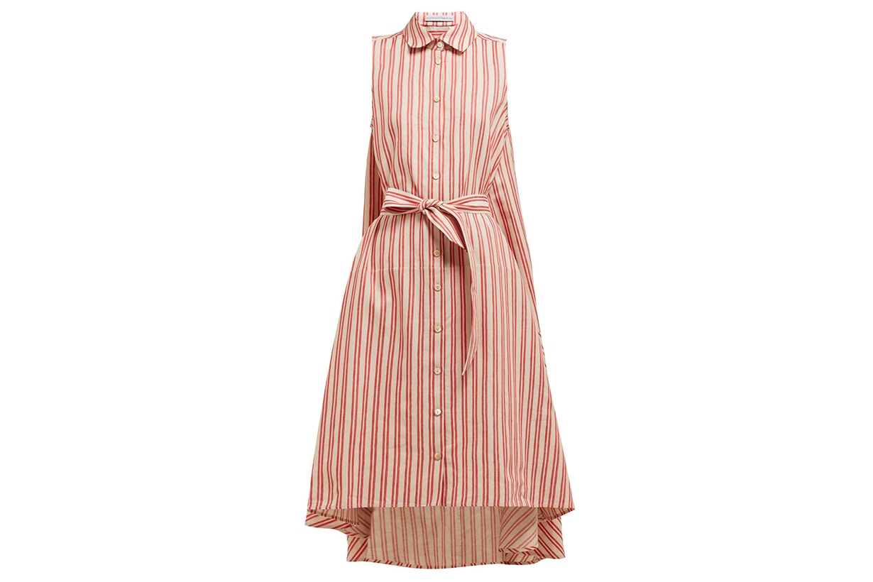 Sedona-striped-cotton-blend-shirtdress