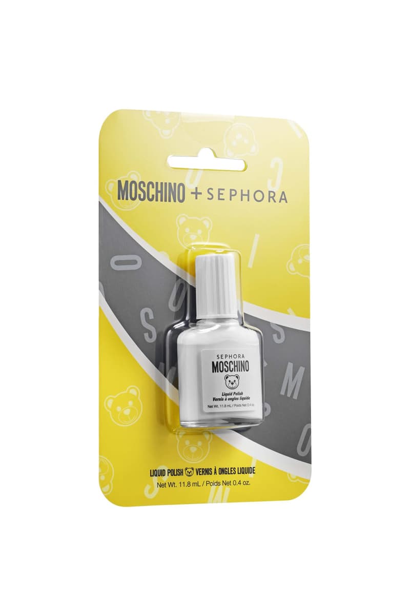 Sephora Moschino Crossover collection cosmetics makeup Pencil Brush Set makeup sponge highlighter laptop eyeshadow palette marker lipsticks nail polish eyeliner mask