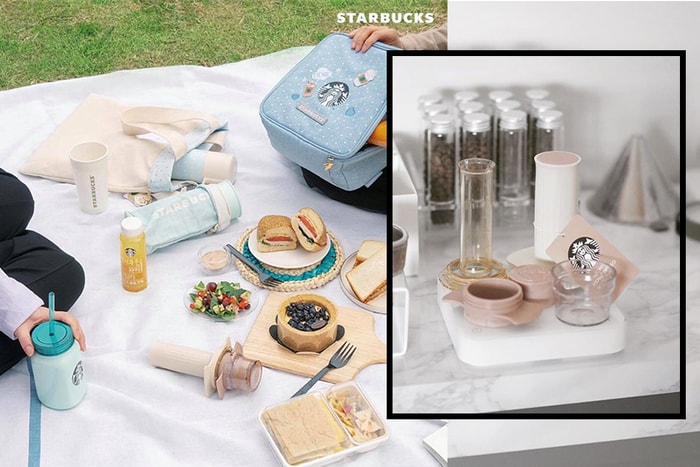 韓國 Starbucks 野餐系列:除了有 Tiffany Blue 小物外,更有手壓濃縮咖啡機!