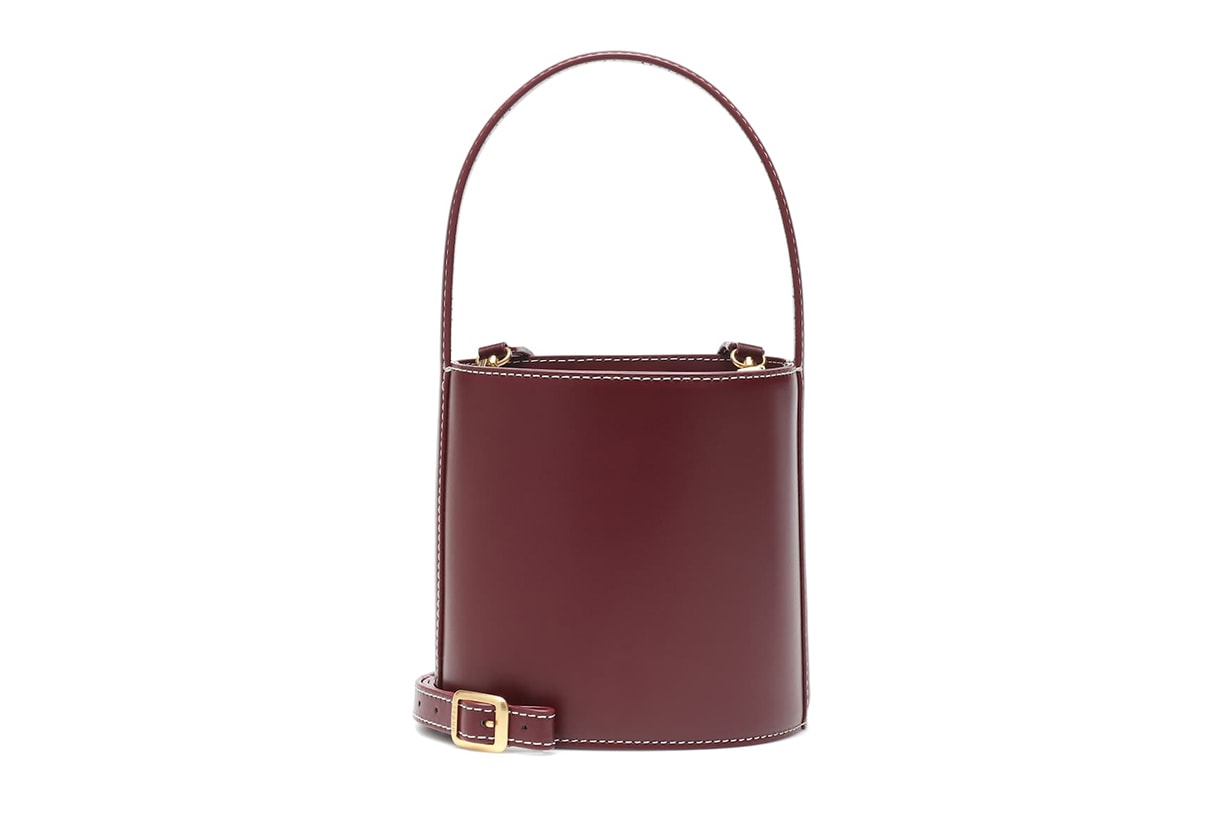 STAUD Bissett Leather Bucket Bag