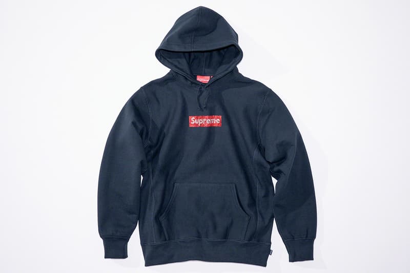 supreme swarovski 2019 ss limited edition collaboration hoodie tee