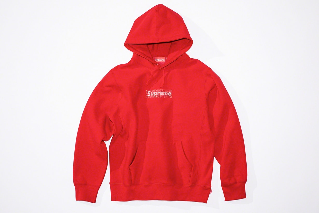 supreme swarovski 2019 ss limited edition collaboration hoodie tee