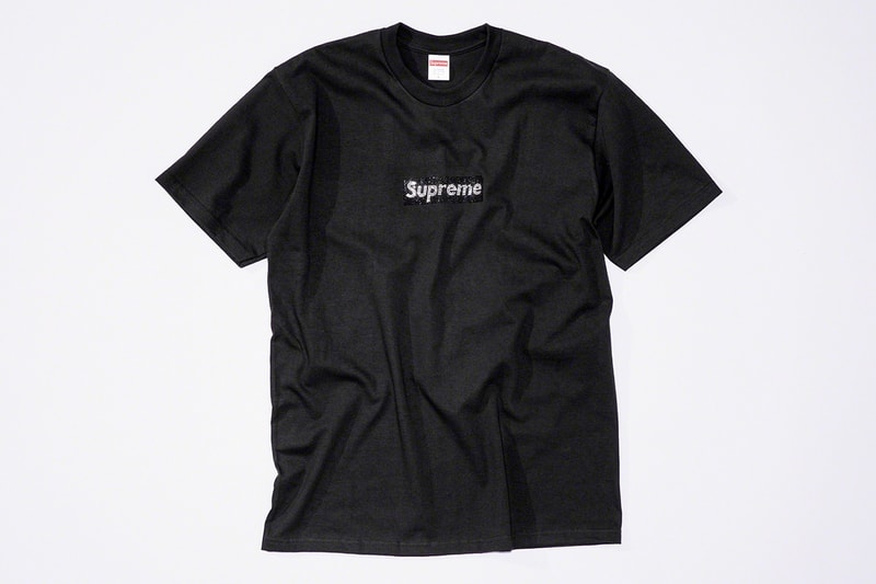 supreme swarovski 2019 ss limited edition collaboration hoodie tee