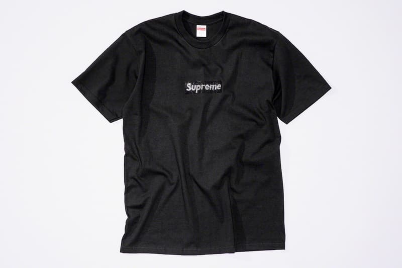 supreme swarovski 2019 ss limited edition collaboration hoodie tee
