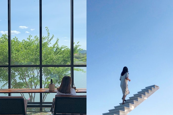 #POPSPOTS in Korea：一座走向天空的階梯，一間座落湖畔旁的獨棟落地窗咖啡廳