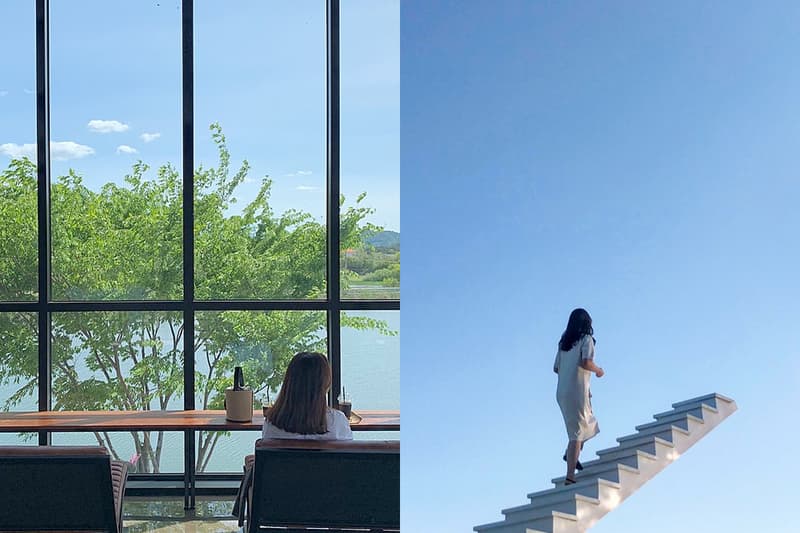 cafe cielo korea instagram stairs heaven sky hot spot