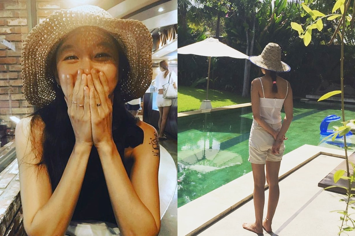 Gong Hyo Jin straw hats summer must have item