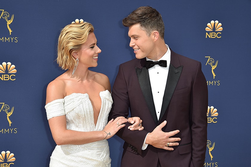 Scarlett Johansson Engaged Colin Jost Celebrities Couple