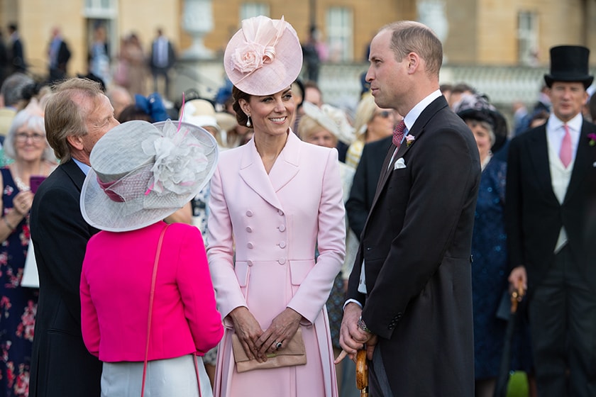 Kate Middleton Princess Diana same pearl drop earrings garden party