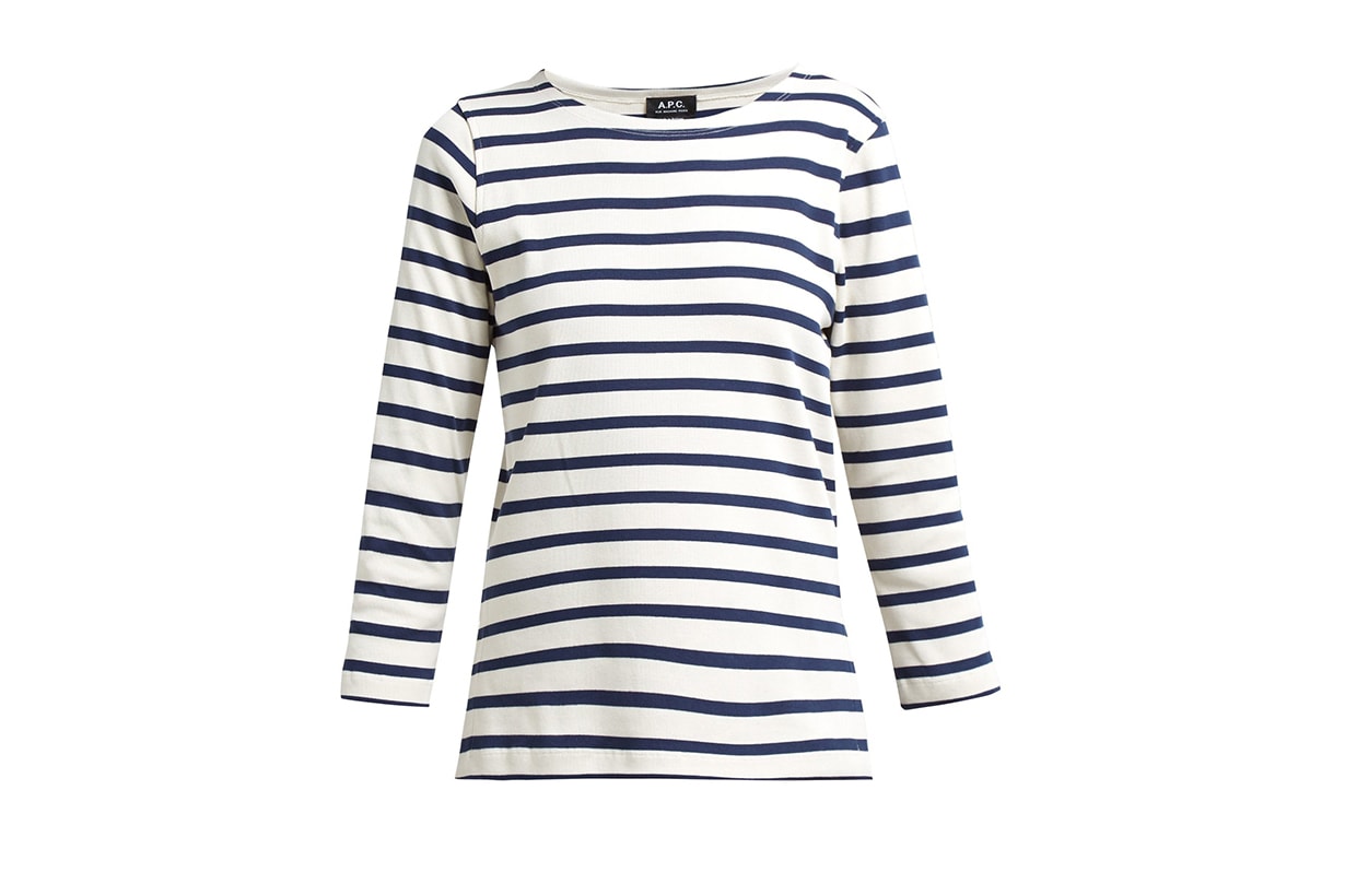 A.P.C. Breton Stripe Long-Sleeved T-Shirt