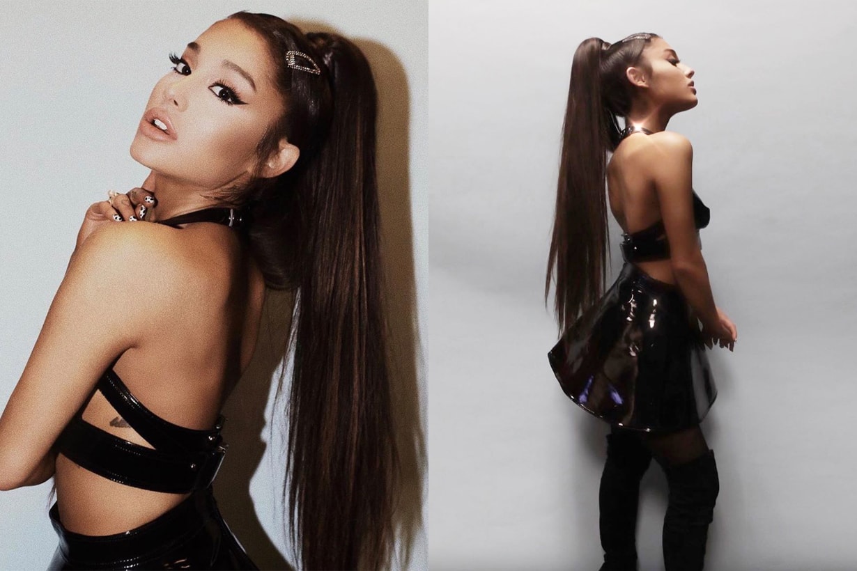 Ariana Grande Madame Tussauds London waxwork figures ponytail look shocked fans netizens I just wanna talk