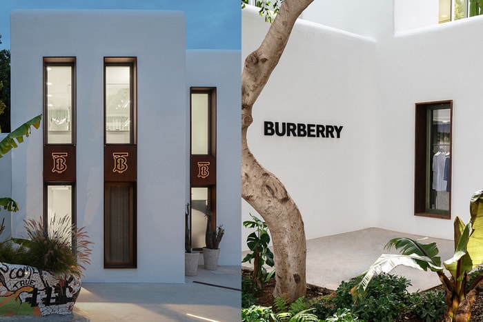 Burberry 在希臘小島開了一間店,獨棟的白色建築宛如童話故事場景!