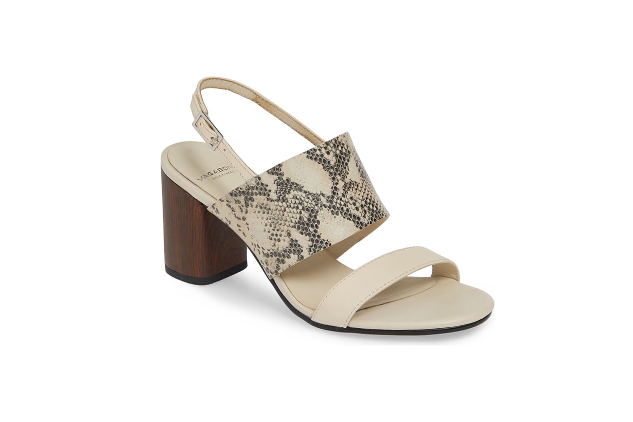 Carol Snake Print Sandal