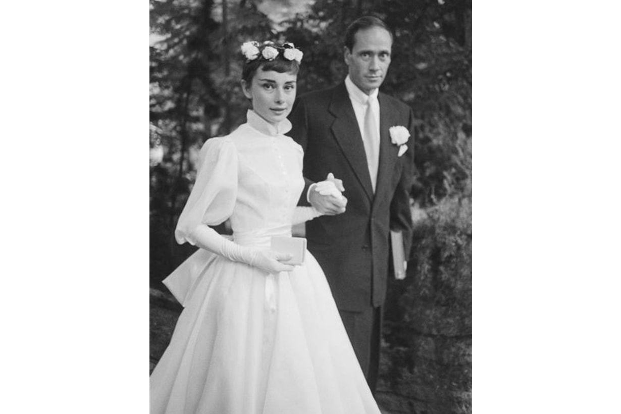 Audrey Hepburn Mel Ferrer Wedding