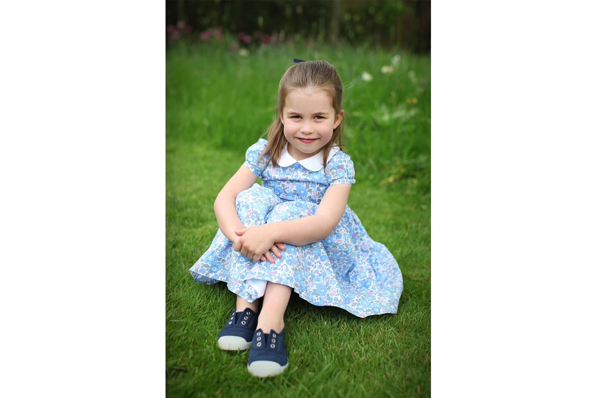 Princess Charlotte Birthday Blue Dress