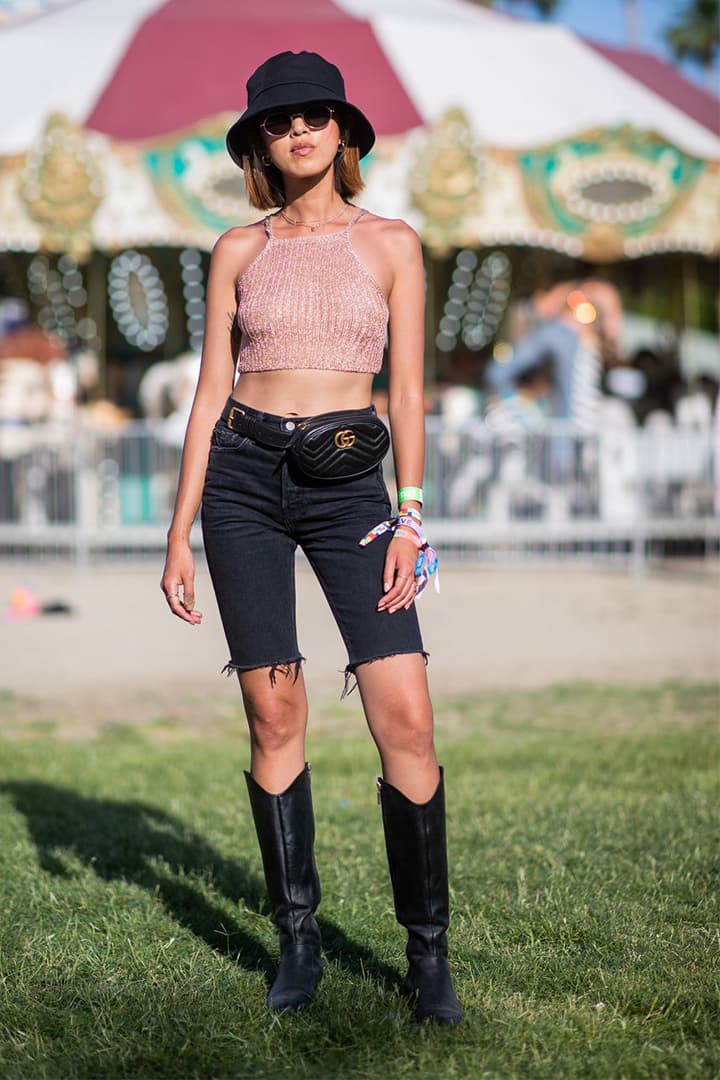 Crop Top Jeans Street Style