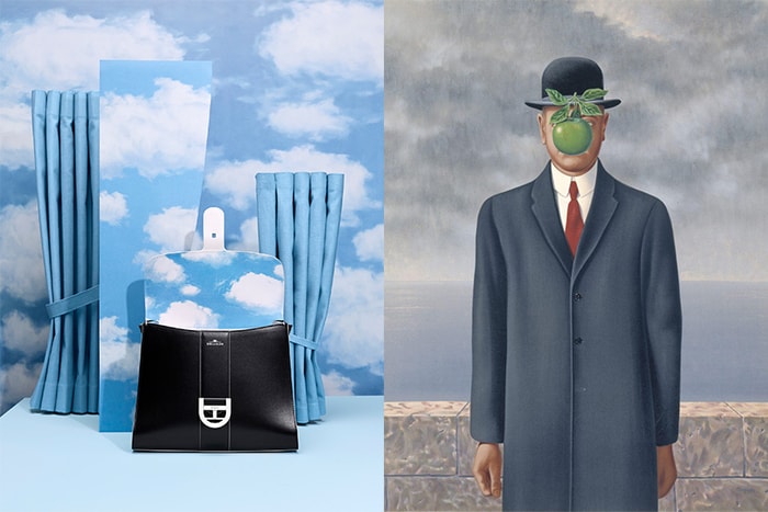 Delvaux 遇上超現實藝術家 René Magritte，為你帶來在雲朵上的手袋系列！
