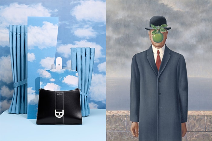 Delvaux 遇上超現實藝術家 René Magritte,為你帶來在雲朵上的手袋系列!