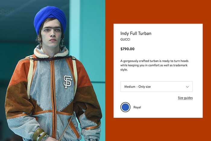 又被罵翻：Gucci 因為這頂售價 $790 美元的藍色頭巾，再次引來憤怒抵制！