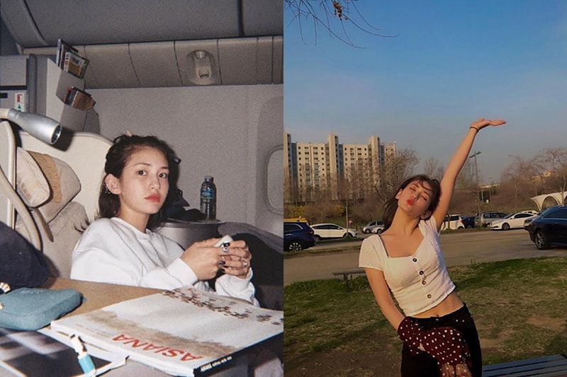 Korean celebrities Somi daily fitness