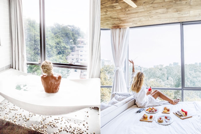 環形大玻璃 + 懸浮浴缸：想不到越南也有這麼 Instagrammable 的酒店吧！