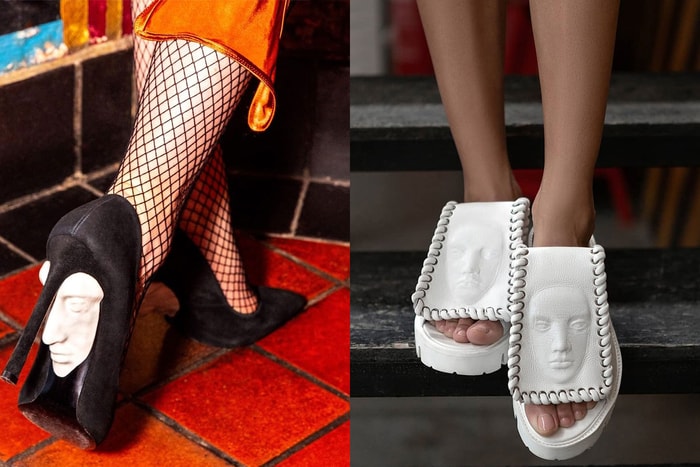 夠膽挑戰這對「人臉鞋」嗎？這英國小眾鞋牌遊走在藝術與恐佈美學之間