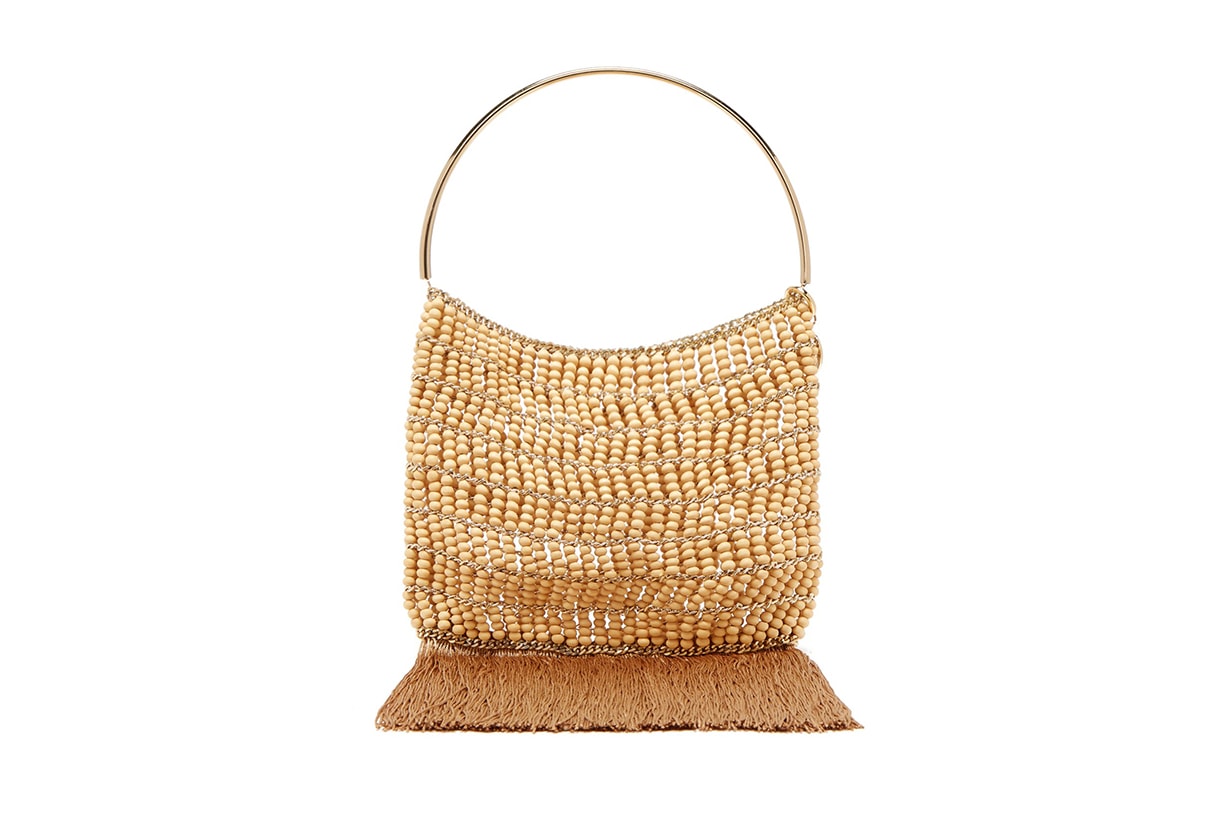 Rosantica By Michela Panero Georgina Beaded Fringe-Trimmed Bag