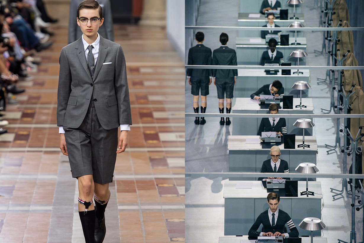 thom browne Respond accusations about the copied London artist