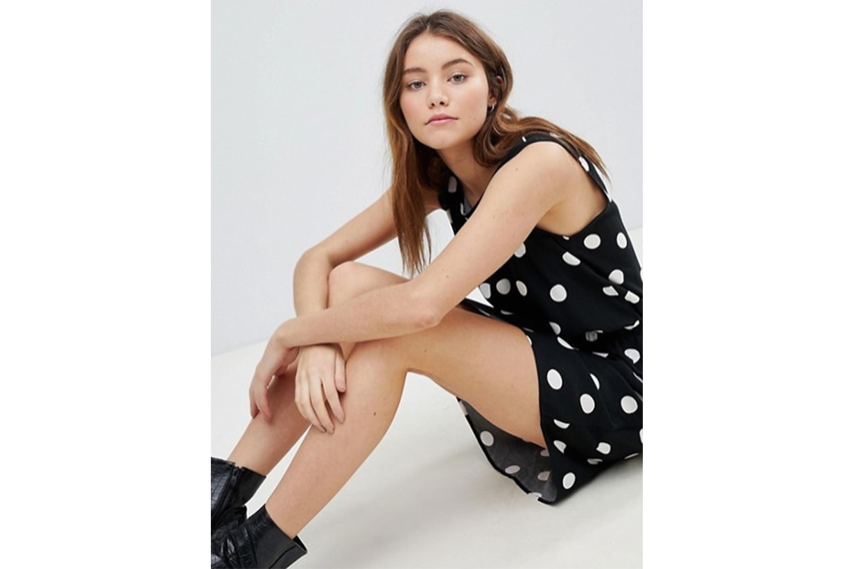 JDY Spot Print Sleeveless Dress