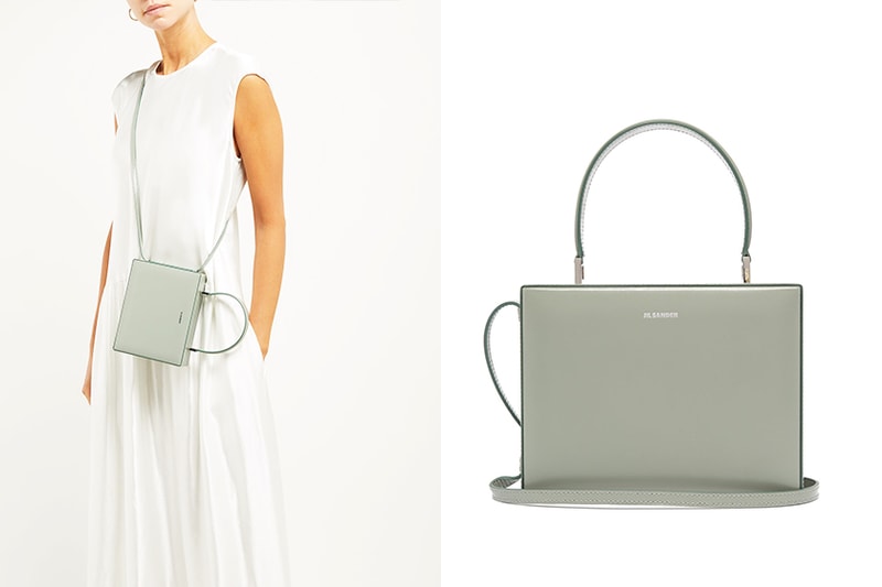 Jil Sander Case small leather cross-body bag