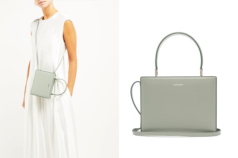 Jil Sander Case small leather cross-body bag