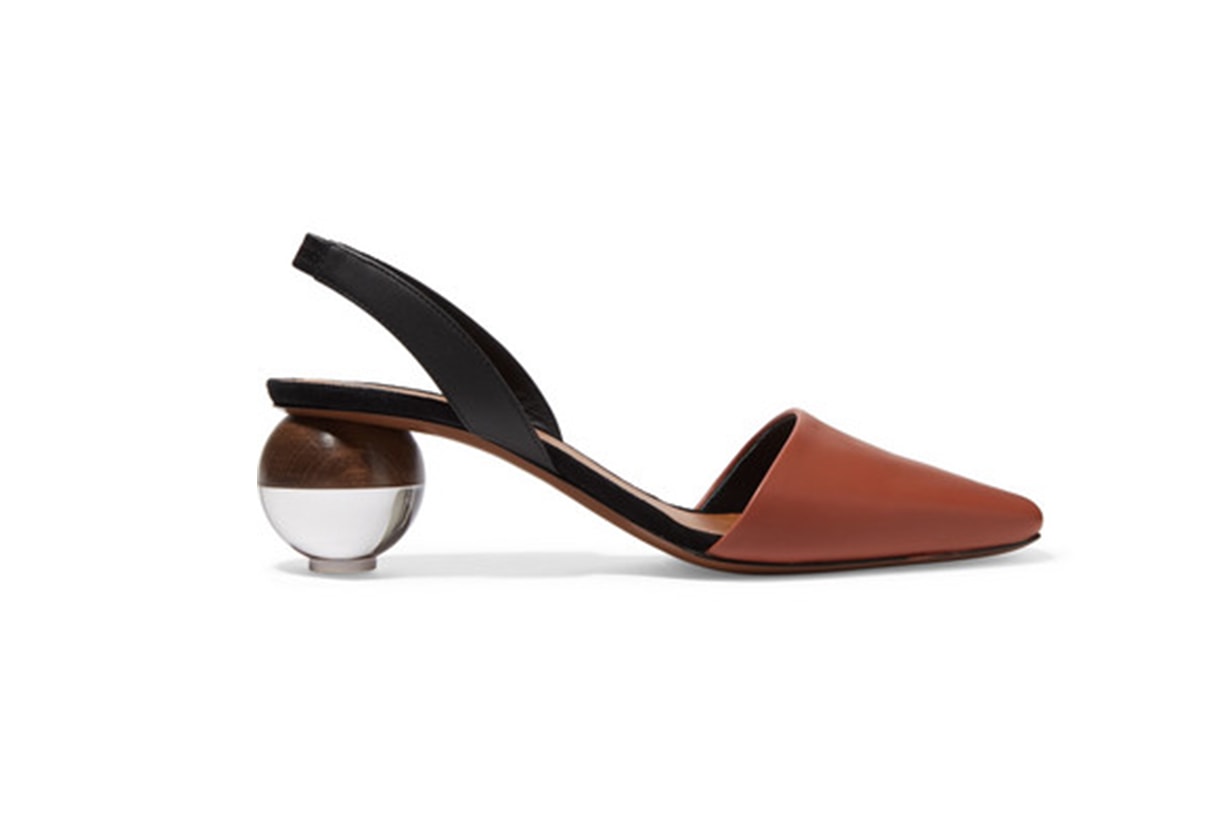 Lancastrela Leather Slingback Pumps