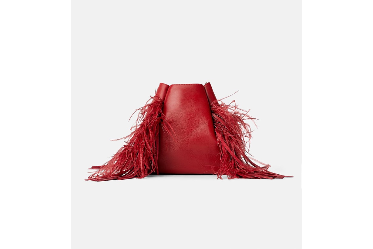 Zara Leather Bucket Bag