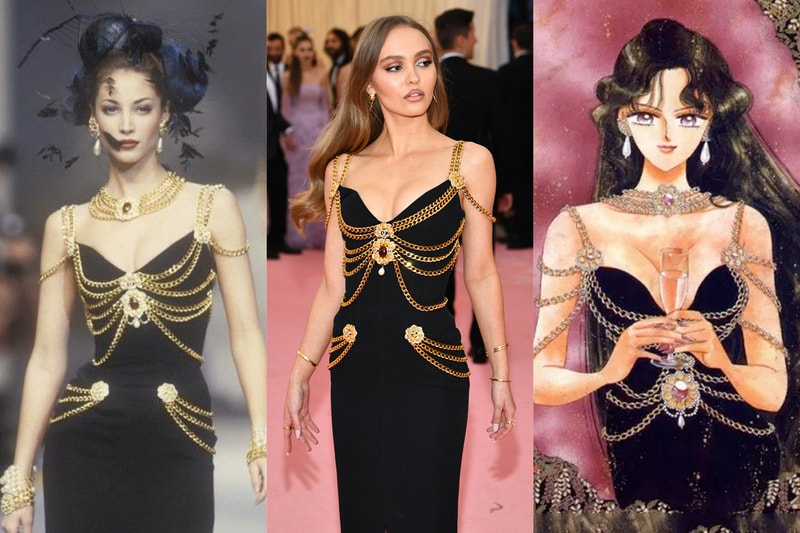 lily rose depp met gala hanel haute couture sailor moon 2019