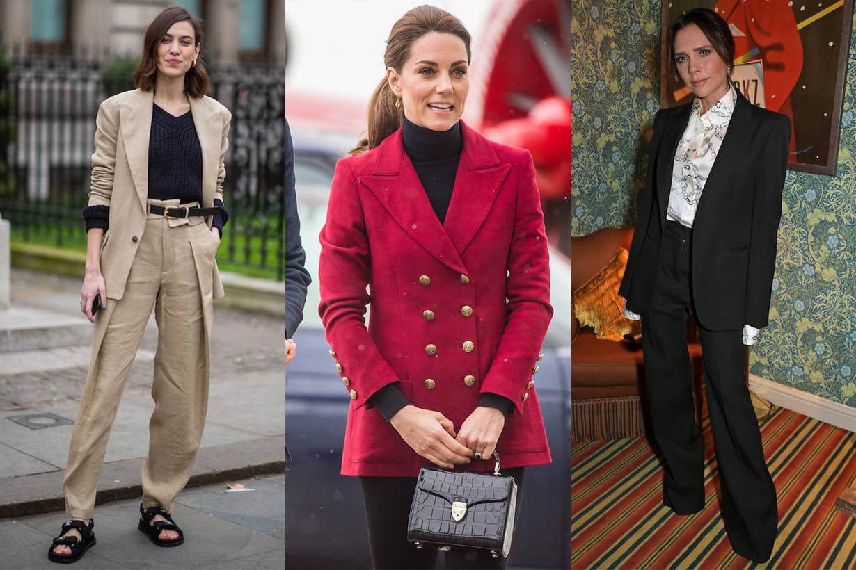 Victoria Beckahm Kate Middleton Alexa Chung Suit