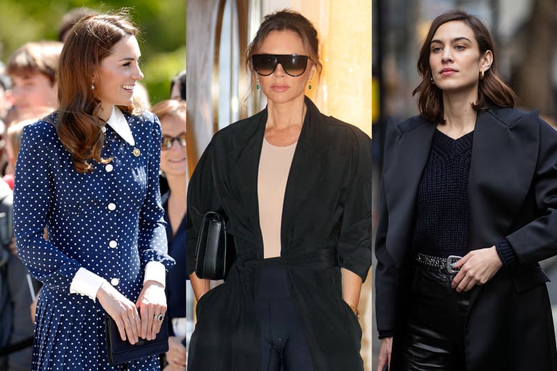 Victoria Beckahm Kate Middleton Alexa Chung