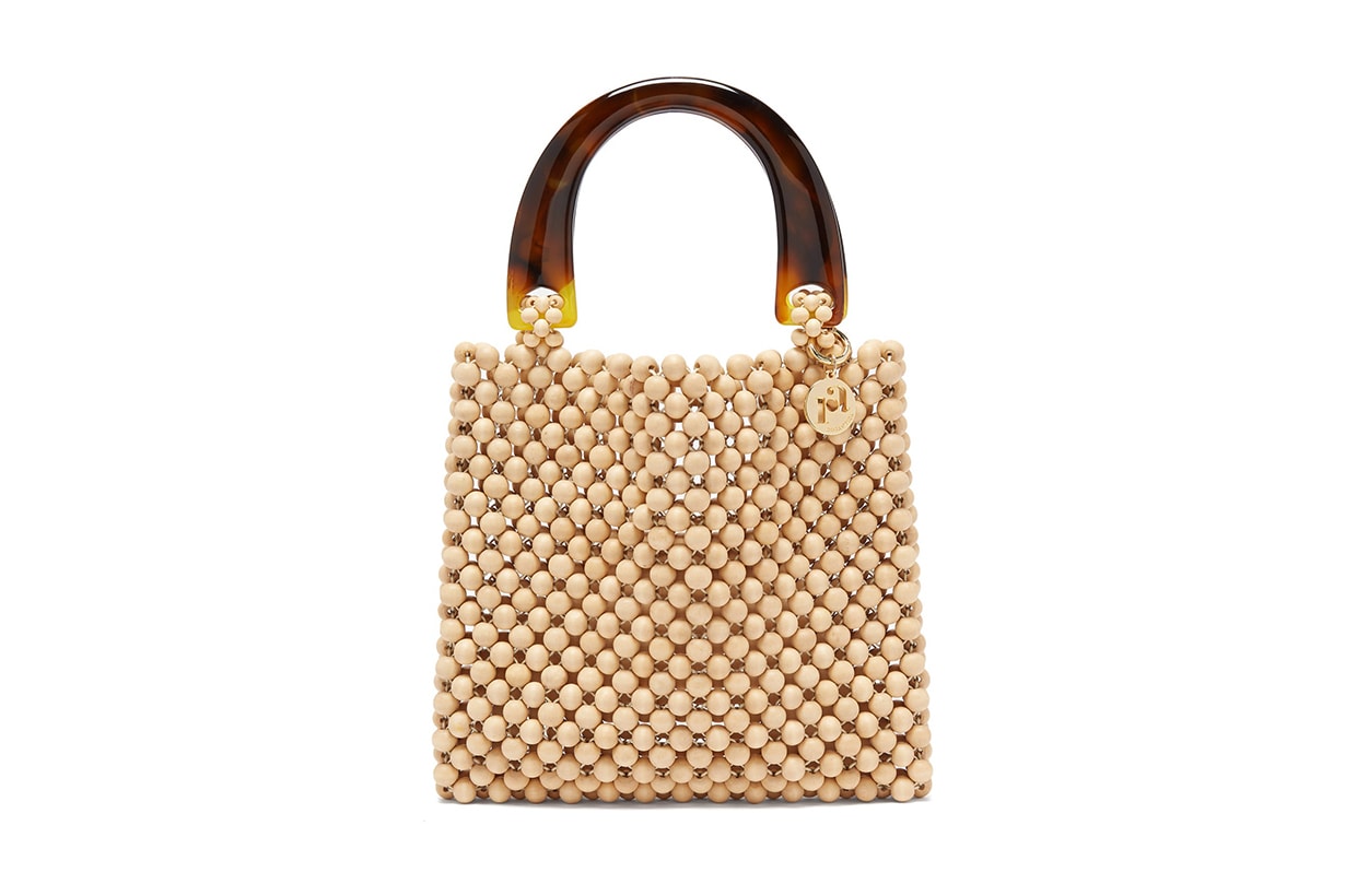 Marv Wooden-Beaded Bag