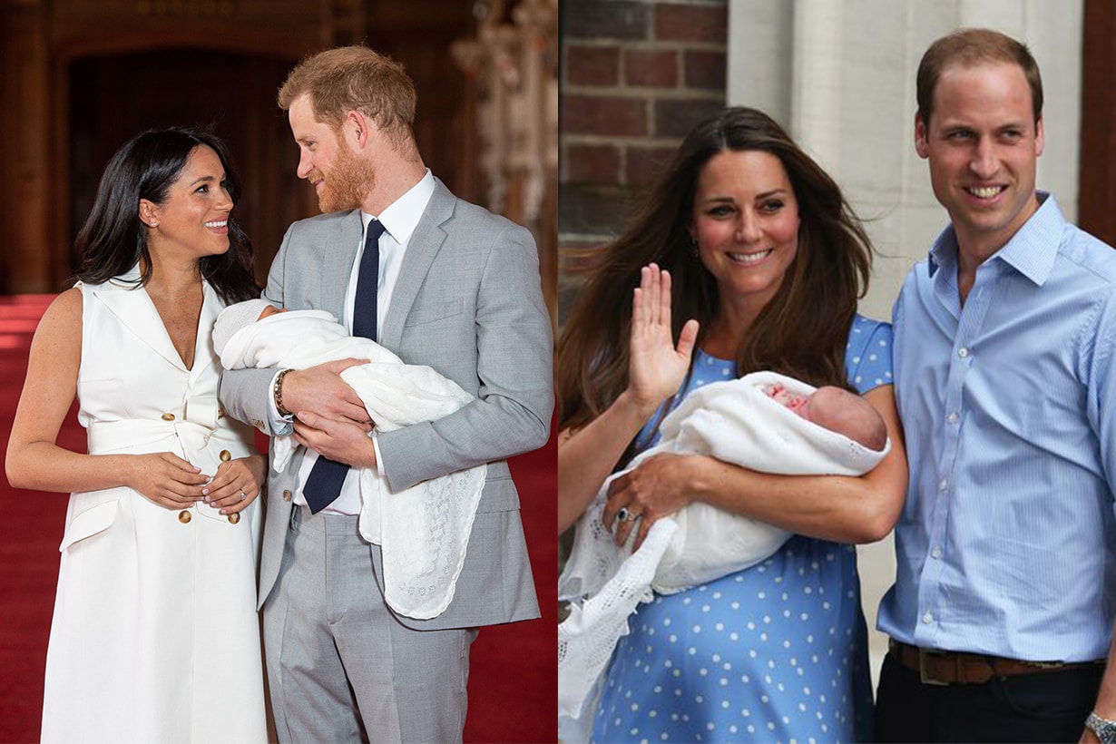 Meghan Markle Prince Harry Prince William Kate Middleton Baby Body Language