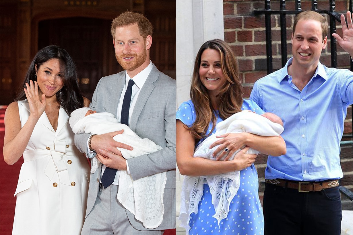Meghan Markle Kate Middleton Prince Harry Prince William Baby Body Language