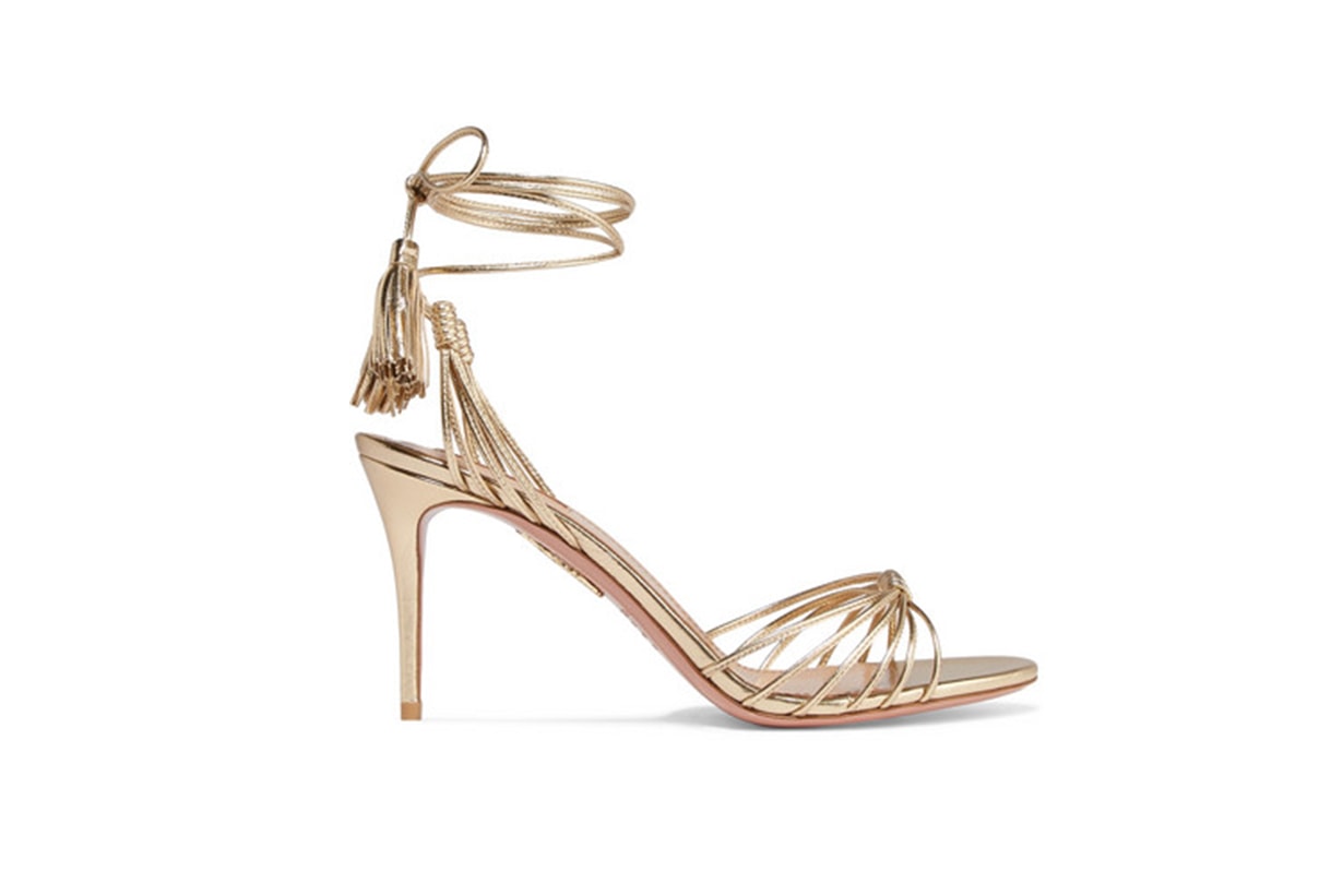 Mescal 85 Metallic Leather Sandals