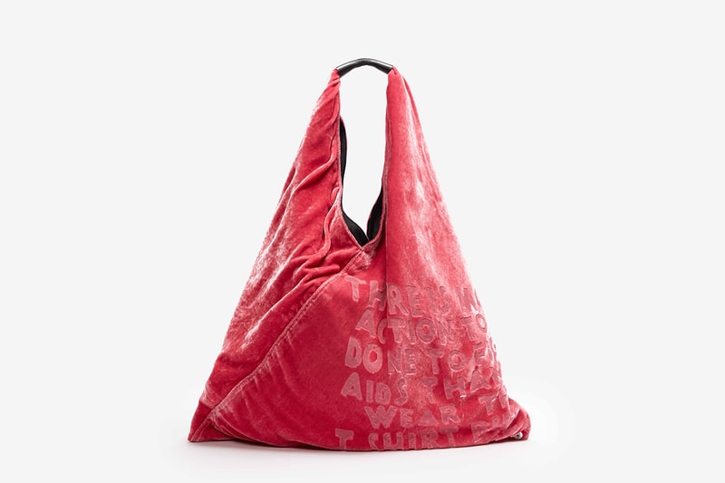 MM6 Maison Margiela SS19 AIDS print bag
