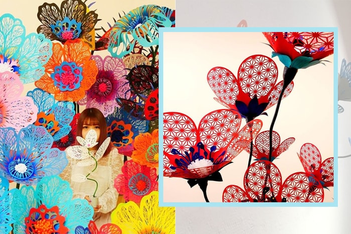 讓人想起沖繩的花海： 一捨日本「含蓄美」的藝術家國吉満，紙花最初只為送給女兒？