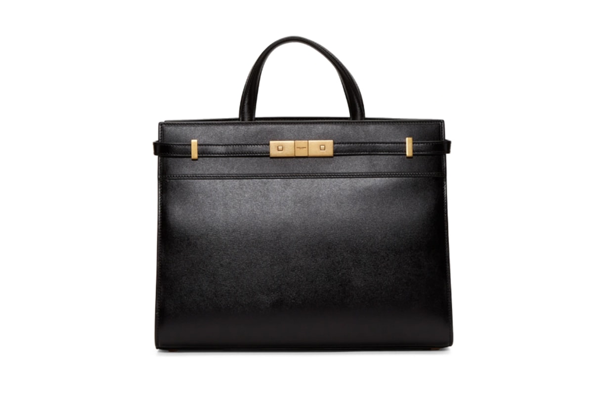 Saint Laurent Black Small Manhattan Tote