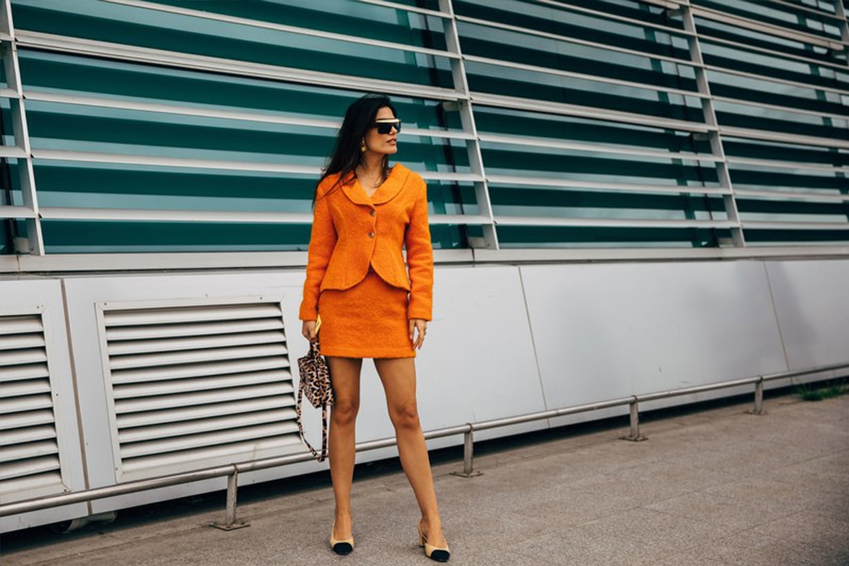 Orange Suit Street Style 2019